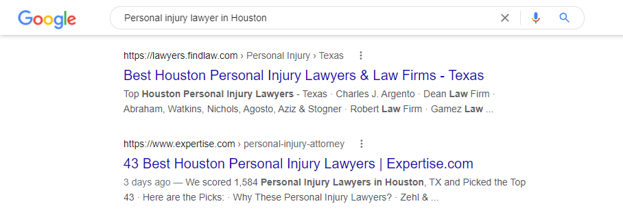 Personal injury lawyer houston